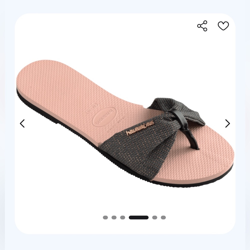NWOT Havianas You St. Tropez Shine